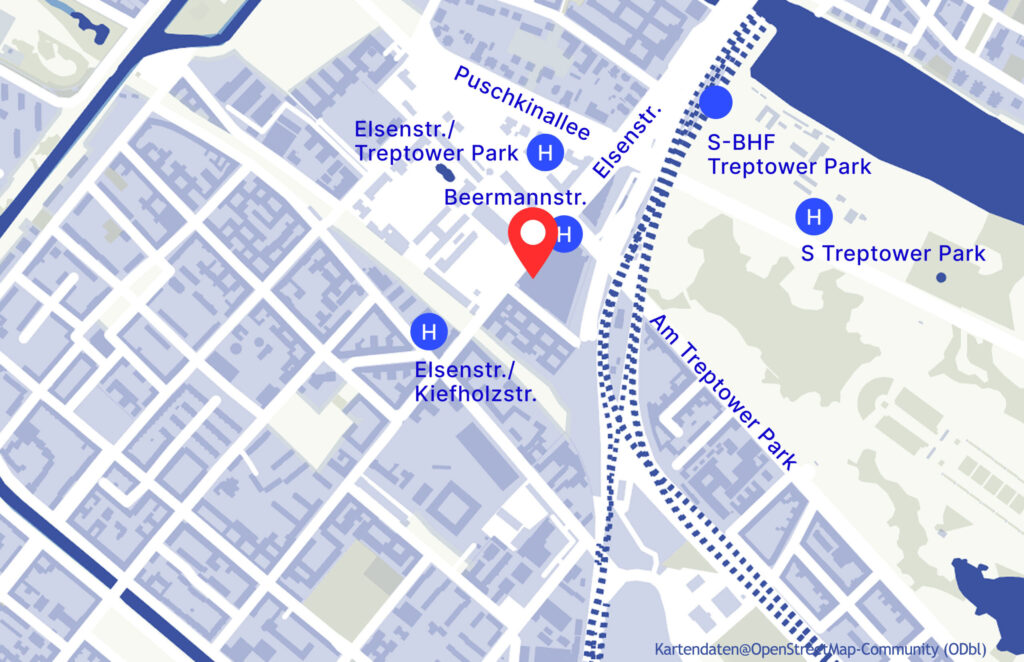 Elsenstraße 111, Berlin, Kartendaten@OpenStreetMap-Community (ODbl)